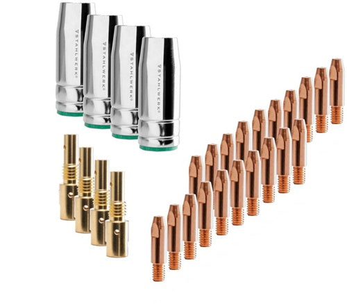 STAHLWERK Verschleißteile-Set 28-teilig für AK25 MB25
