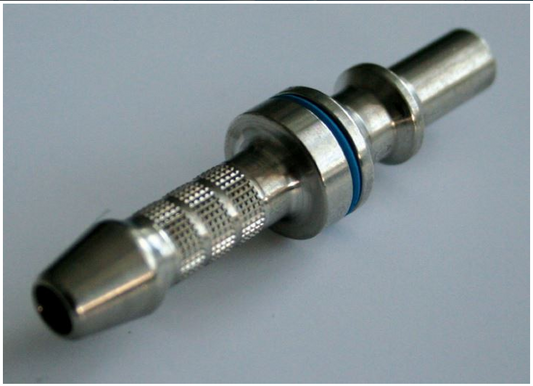 Kupplungsstift Sauerstoff D2 6,3 mm für DKG DKT