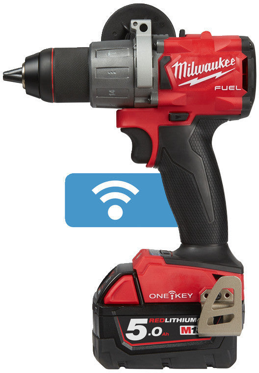 Milwaukee M18 ONEPD2-502X - ONE-KEY Akku-Schlagbohrschrauber + 2x Akkus
