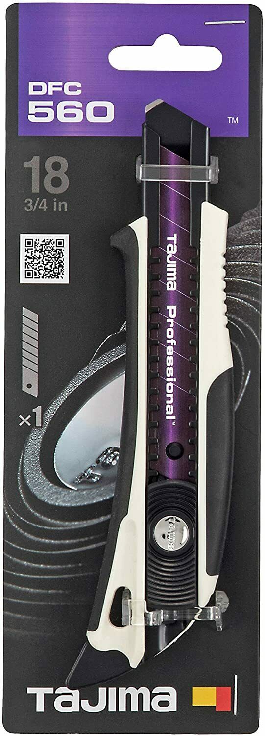 Tajima DoraFinCutter 18mm AutoLock-Cuttermesser (inkl. 1xRazar Black Blade 18mm)