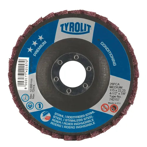 Tyrolit Conditioning Fächerscheibe Ø115 oder Ø125 | verschiedene Stärken