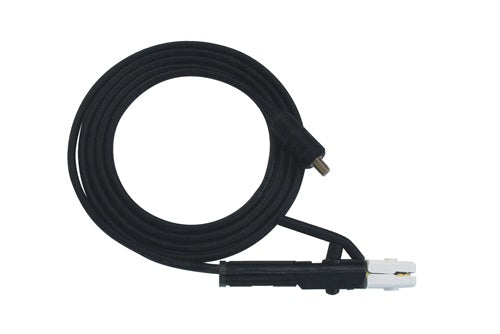 Elektrodenhalter konfektioniert mit schwarzem Kabel und Stecker KS 50, Metallanschluss