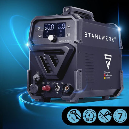 STAHLWERK Plasmaschneider CUT 50 Pro Digital Einzelgerät mit Zubehör