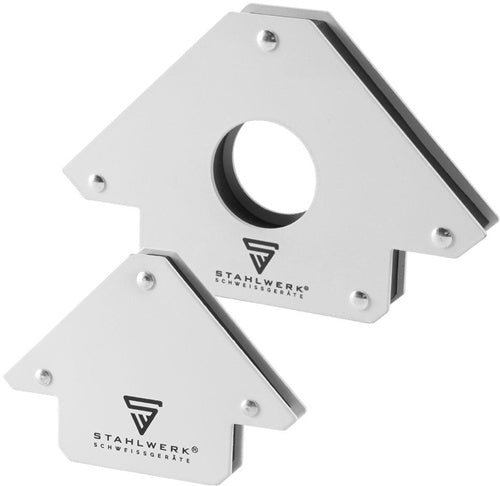 STAHLWERK Magnet-Schweißwinkel 120x85x14mm 45, 90 und 135 ° 2 St.