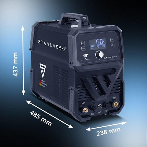 STAHLWERK Plasmaschneider CUT 60 P Digital Einzelgerät mit Zubehör
