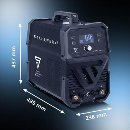 STAHLWERK Plasmaschneider CUT 60 P Digital Einzelgerät mit Zubehör