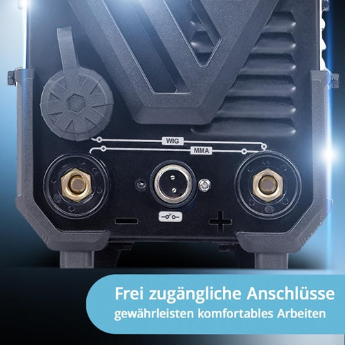 STAHLWERK TIG-Schweißanlage DC WIG 200 ST mit Zubehör 10 - 200 A10 - 160 A gasgekühlt
