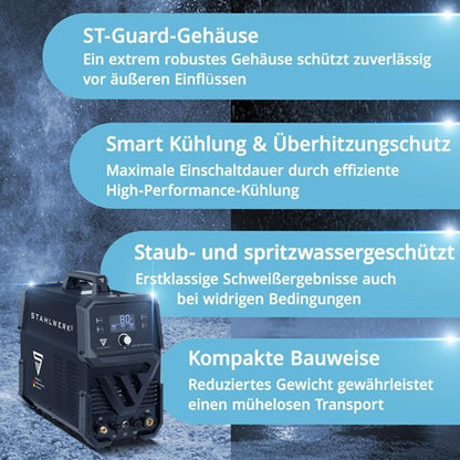 STAHLWERK Plasmaschneider CUT 80 P Digital Einzelgerät mit Zubehör