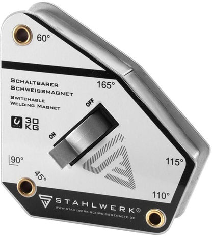 STAHLWERK Magnet-Schweißwinkel 66 lbs