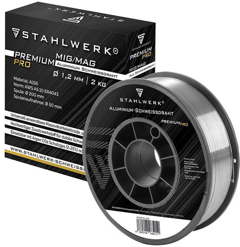 STAHLWERK Schweißdraht Alu 1,2mm 2 kg