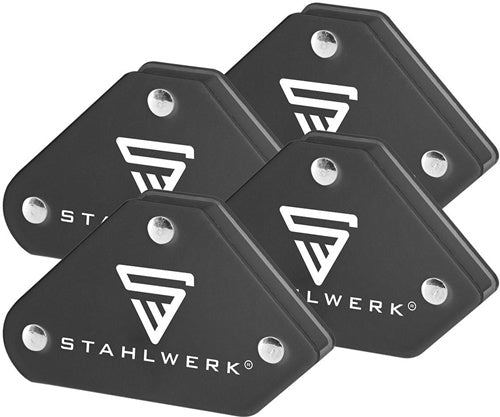 STAHLWERK Magnet-Schweißwinkel 9 lbs 45, 90 und 135 °