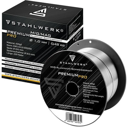 STAHLWERK Schweißdraht Alu AlMg5 1,0mm 0,45 kg