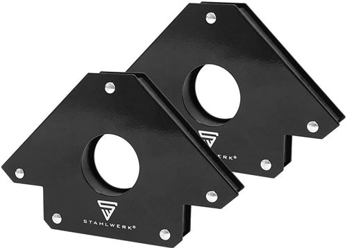 STAHLWERK Magnet-Schweißwinkel 34 kg / 75 lbs daN 45° / 90° / 135°