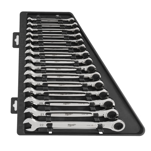 MAX BITE™ Ratschen-Ringmaulschlüsselsatz 15-Teilig SW 8-22