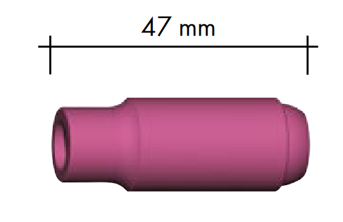 Abicor Binzel Gasdüse Keramik Gr. 5 Ø8,0mm 10N49  für 17/18/26