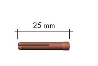 Spannhülse Ø2,4mm , 25,0mm lang  (13N23) für Brenner 9/20 Abicor Binzel