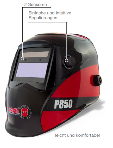 Automatikschweißhelm Sacit P850