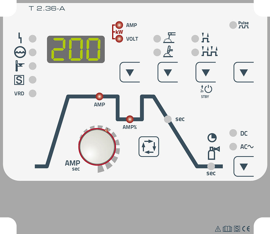 EWM Picotig 200 AC-DC puls 5P TG WIG-Schweißgerät E-Hand luftgekühlt