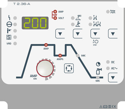 EWM Picotig 200 AC-DC puls 5P TG WIG-Schweißgerät E-Hand luftgekühlt