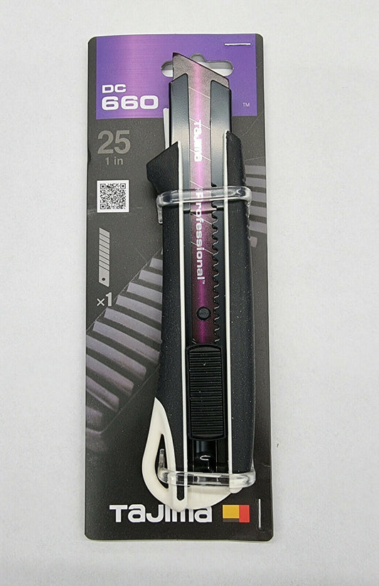 Tajima DoraCutter 25mm AutoLock-Cuttermesser (inkl. 1x Razar Black Blade 25mm)