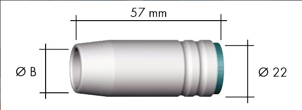 Gasdüse konisch NW Ø 15.0 MB 25