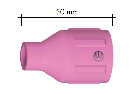 Gasdiffusor Gasdüse  Keramik, Länge 50,0mm - verschiedene Durchmesser