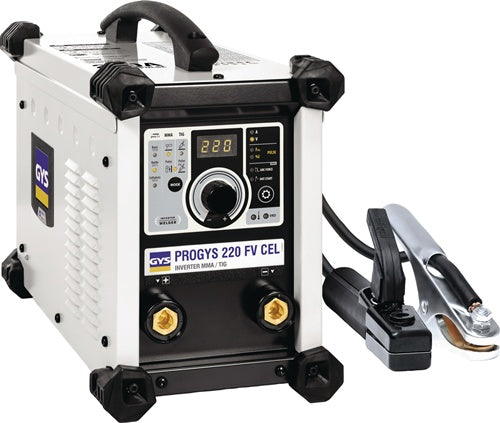 GYS Elektrodenschweißgerät PRO 220 FV CEL mit Zubehör 10 - 220 A