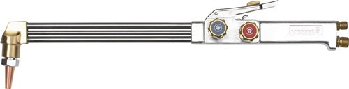Messer-CUTTING Handschneidbrenner mit Ventilen und Anschlüssen am Brennerkopf