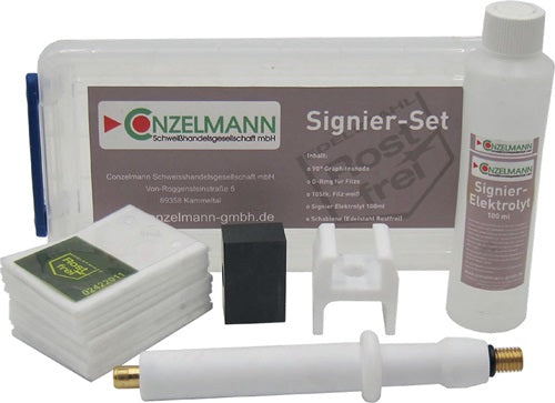 CONZELMANN Signierelektrolyt-Set Signier-Fix 100 ml Flasche