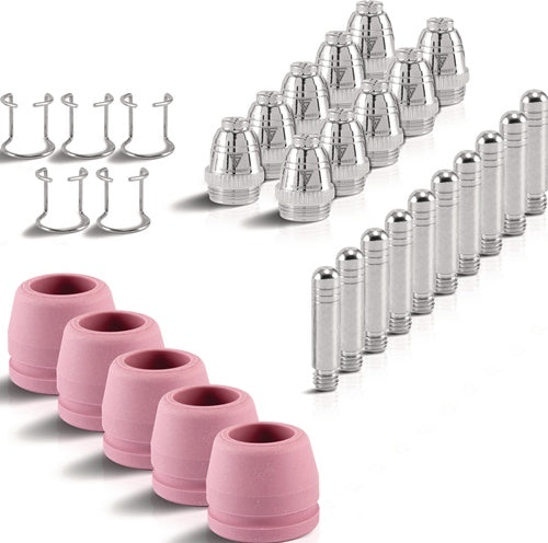 STAHLWERK Verschleissteil-Set passend für Plasma-Brenner P-60 30-teilig