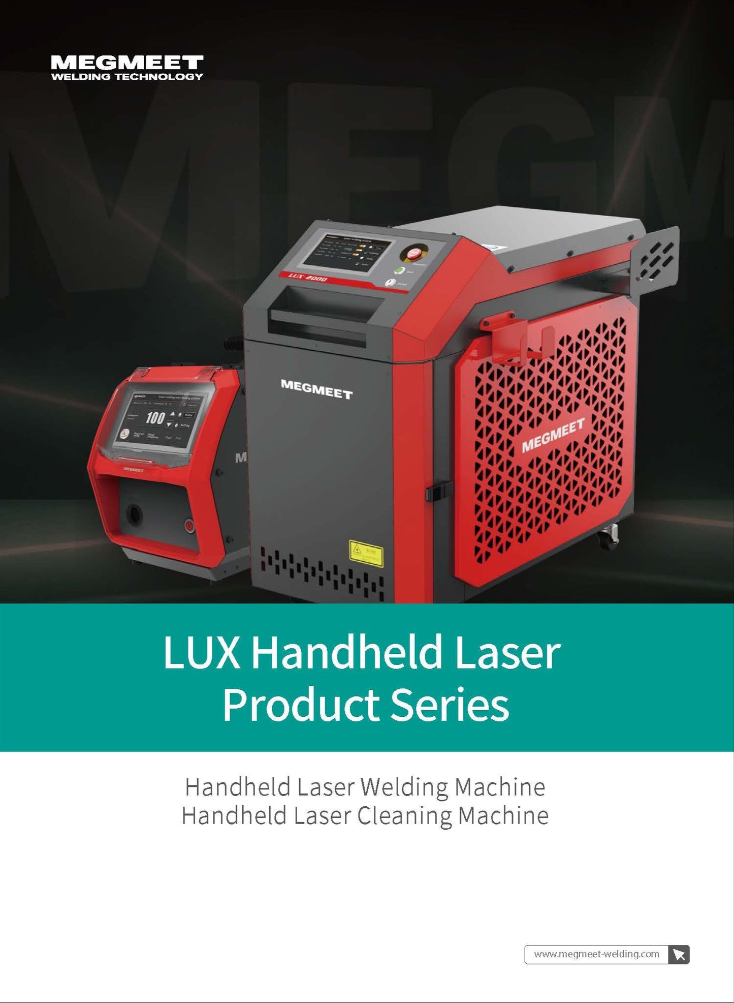 MEGMEET Laser Handschweißgerät LUX-3000 wassergekühlt Ready-to-Weld Ein-Draht-Vorschub