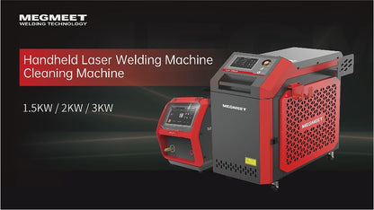 MEGMEET Laser Handschweißgerät LUX-2000 wassergekühlt Ready-to-Weld Zwei-Draht-Vorschub